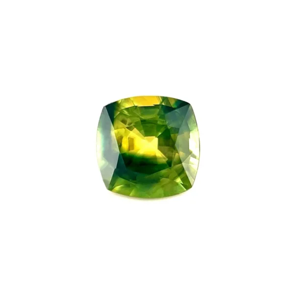 NATURAL Parti Bi Colour Sapphire 1.17ct Cushion Cut AUSTRALIAN Blue Green Yellow - Image 5