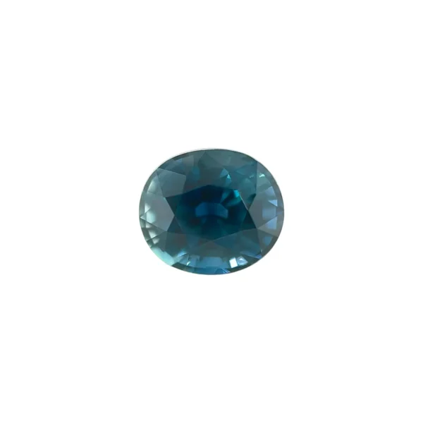 NATURAL Untreated Sapphire 1.17ct DEEP Blue Oval Shaped - Image 2