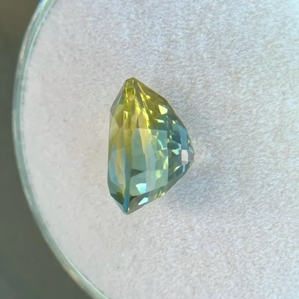 2.53ct NATURAL Ceylon Bi Colour Sapphire UNIQUE Yellow Blue Pear Teardrop Cut - Image 3