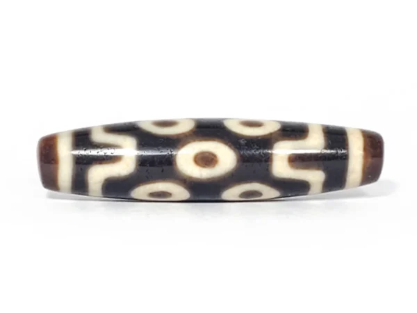 Ancient Seven Eye Motif Dzi Bead, Extremely Old - Image 5