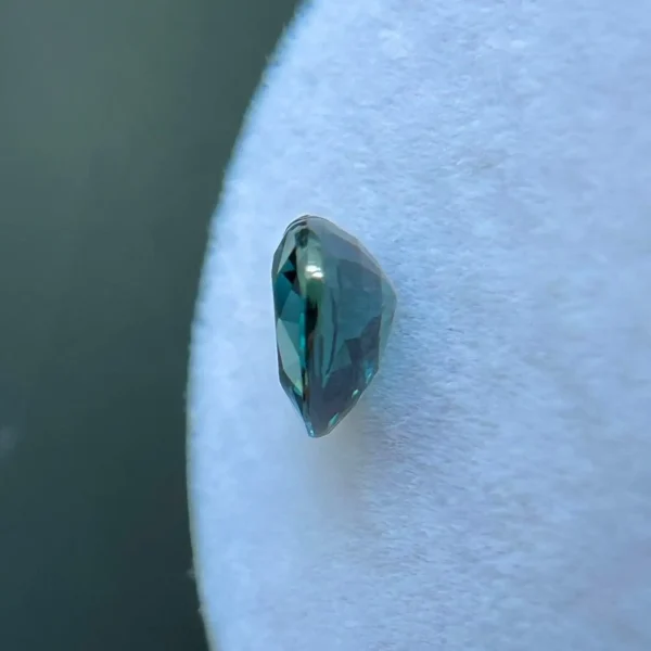 Gia Certified Natural 1.02ct Untreated Green Blue Sapphire 5.9x6.6mm Heart Cut - Image 3