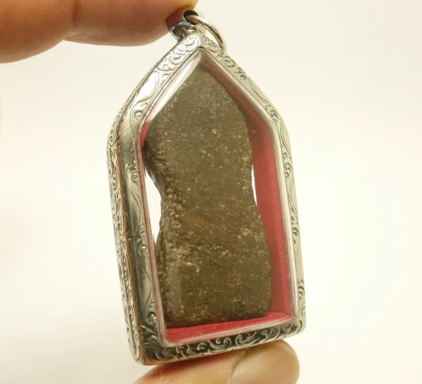 Phra Nakprok Sukhothai Antique Lord Buddha protect by 7 heads Naga snake Thai amulet strong protection success rich lucky attraction pendant - Image 4