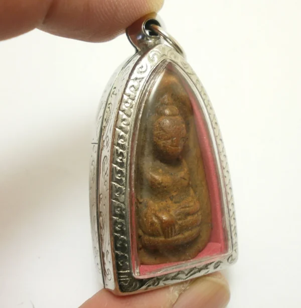 Phra Tiger Cave Buddha Amulet money rich lucky Thai 1,000 years real antique strong life protection luck success healthy peaceful pendant - Image 6