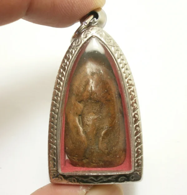 Phra Tiger Cave Buddha Amulet money rich lucky Thai 1,000 years real antique strong life protection luck success healthy peaceful pendant