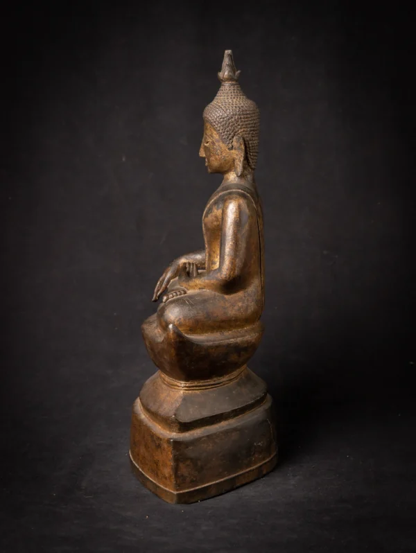 15-16th bronze Thai Lanna Buddha statue from Thailand, 15-16th century - Image 5