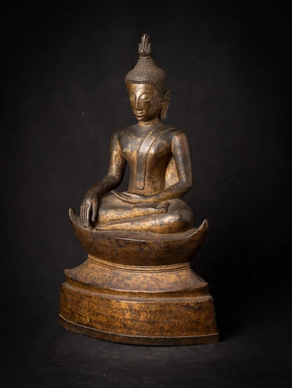 15-16th bronze Thai Lanna Buddha statue from Thailand, 15-16th century - Image 2