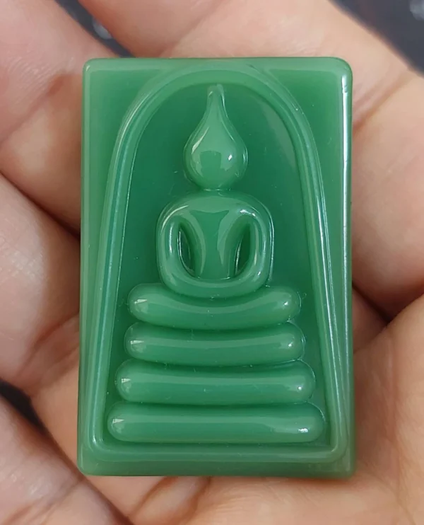 Antique Vintage Phra Somdet LP Hong Thai Buddha Amulet Bring Luck wealth Talisman - Image 3