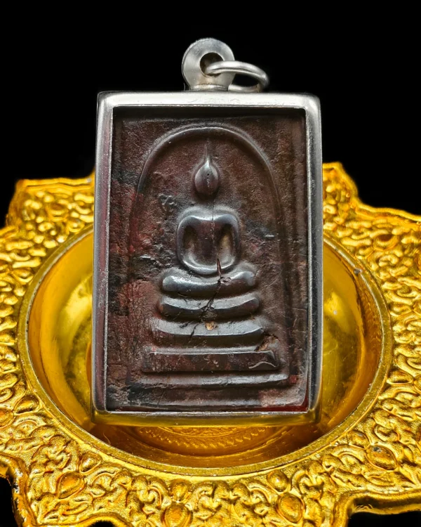 Phra Somdej Leklai Mineral Carved Solid Leklai LP Samrit Charm Protect Talisman Thai Amulet Pendant